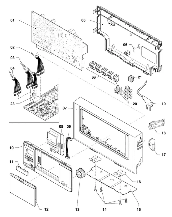 Exploded view Vaillant ecoTEC pro classic VHR 23-28/5-3 R4: Schakelkast