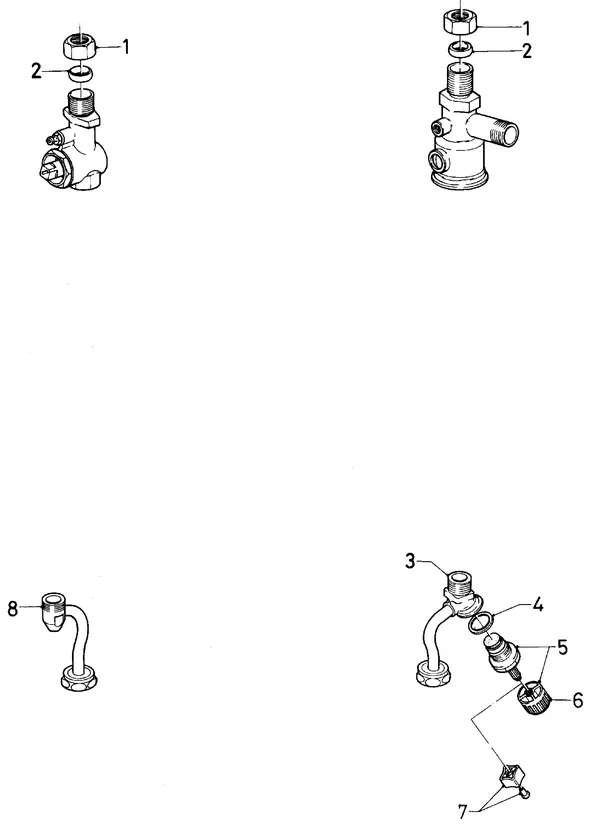 Exploded view Vaillant Cv-ketel VC 110 XE (TTB): Aansluitdelenc