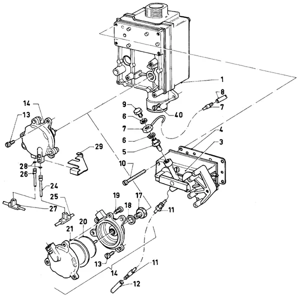 Exploded view Vaillant Cv-ketel VC 110 XE (TTB): Gasblok