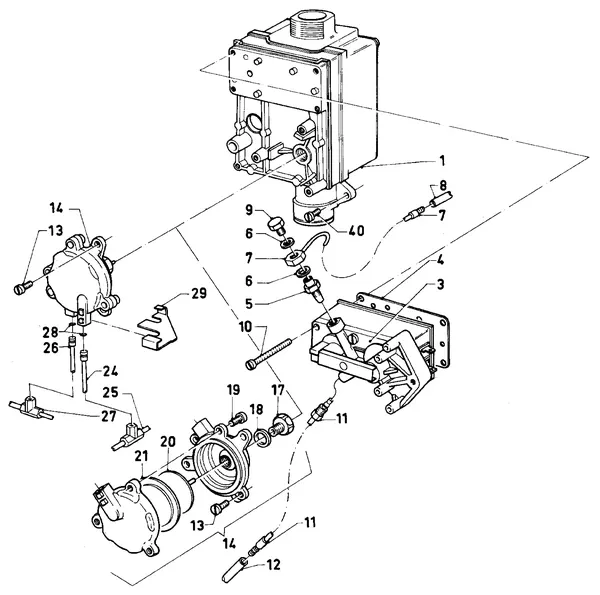 Exploded view Vaillant Cv-ketel VC 180 XE (TTB): Gasblok