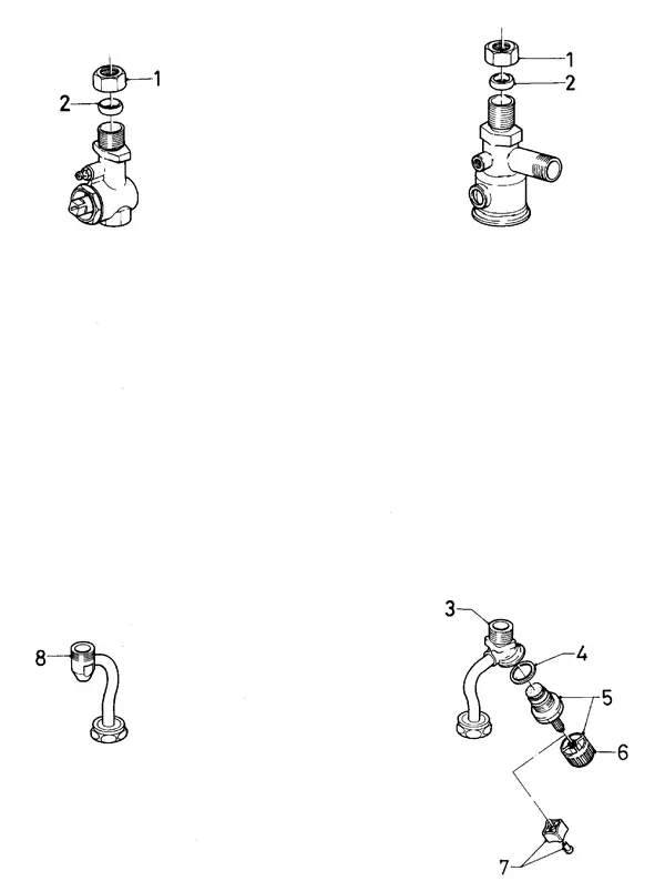 Exploded view Vaillant Cv-ketel Turbo VC 182 E: Aansluitdelenc