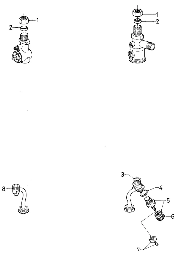 Exploded view Vaillant Cv-ketel VC 184 XE (TTB): Aansluitdelenc