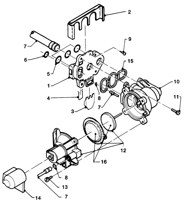 Exploded view Vaillant Combiketel VCW 254 XE: Brander
