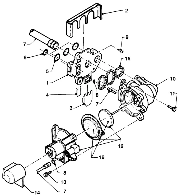 Exploded view Vaillant Combiketel Turbo VCW 255/2 E: Brander