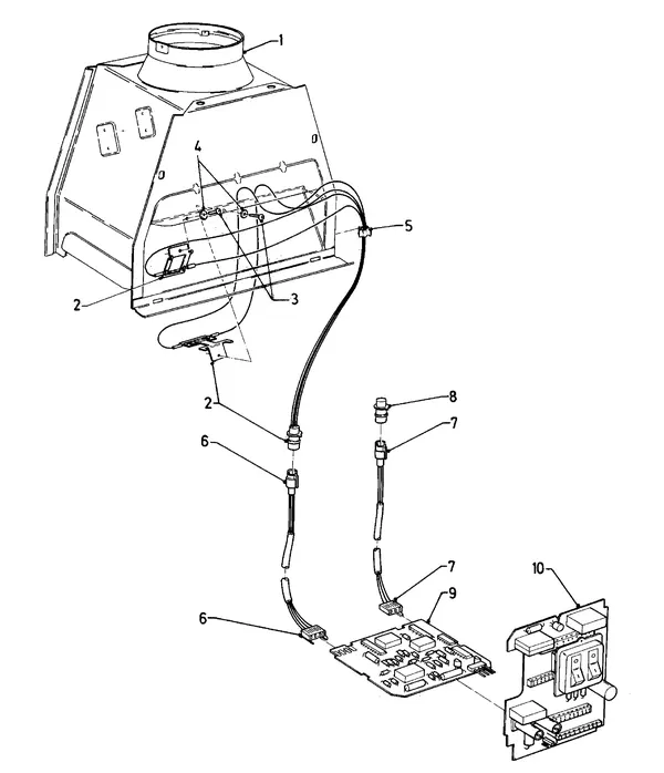 Exploded view Vaillant Combiketel VCW 280 XE (TTB): Aansluitdelenb