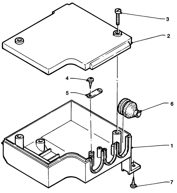 Exploded view Vaillant HR Comfort VU-VUW 23/6 E: Schakelkast aansluitkast