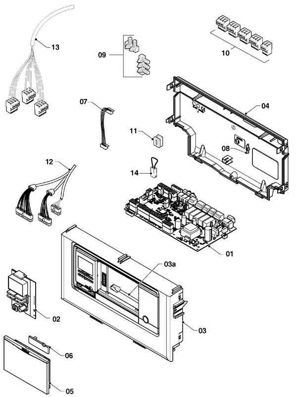Exploded view Vaillant aroTHERM VWL 57/5 IS: Schakelkast