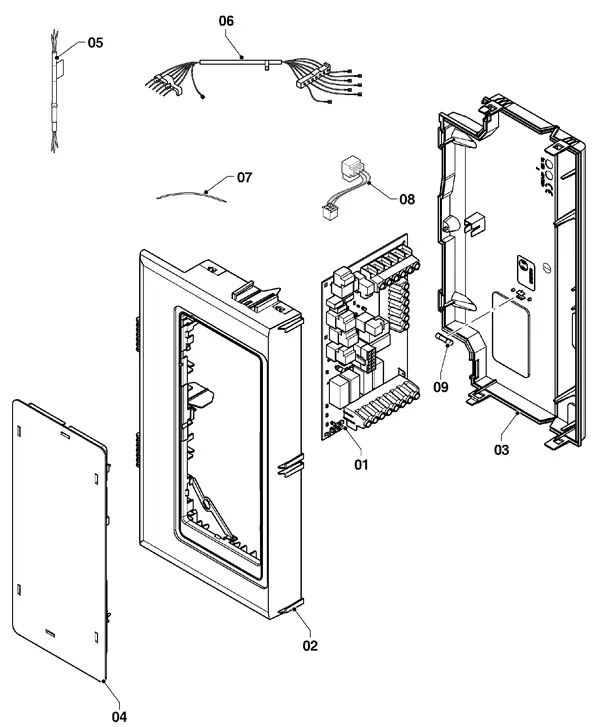 Exploded view Vaillant aroTHERM VWL 57/5 IS: Schakelkast