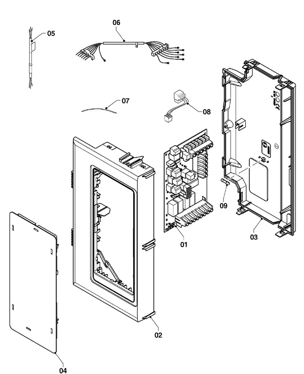 Exploded view Vaillant aroTHERM VWL 77/5 IS: Schakelkast